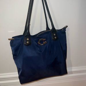 C Wonder Navy Tote